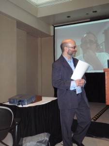 Todd Tweety (via Skype) and Alan K'necht moderate a pannel